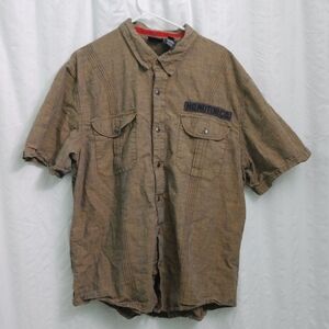 Harley-Davidson Tan Casual Button Down Shirt
